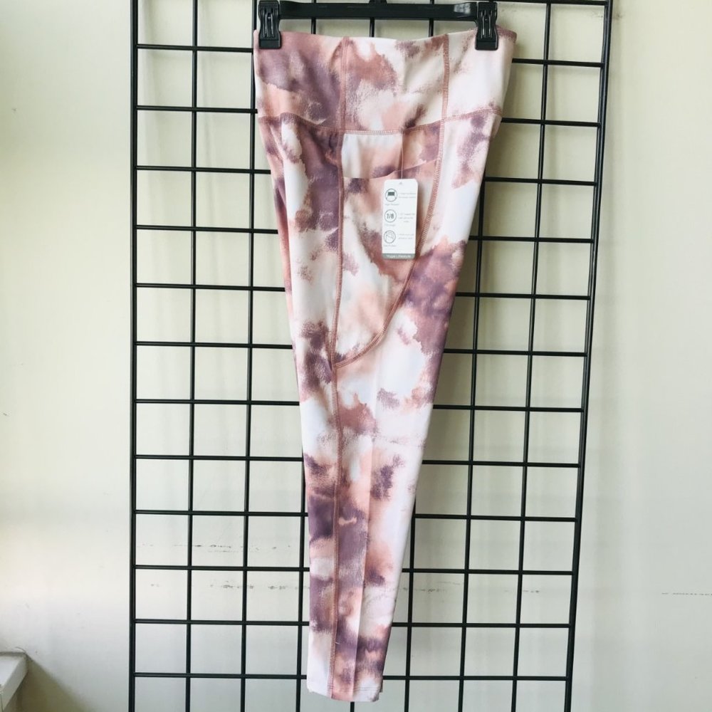 Apana Women Active Pants High Waistband 7/8 Length Cell Phone Pockets Size : L - Picture 3 of 9